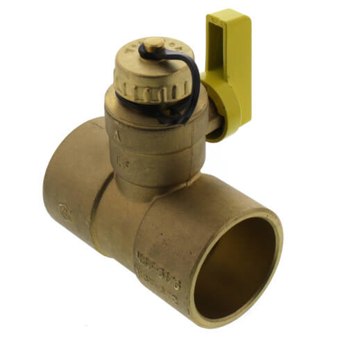 Main product image of 1-1/2" C x C T-Drain Valve (Lead Free)