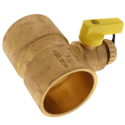 Main product image of 2" C x C T-Drain Valve (Lead Free)
