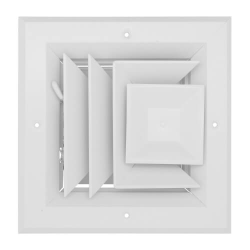 Main product image of 6" x 6" (Wall Opening Size) White Ceiling Diffuser (A503MS Series)
