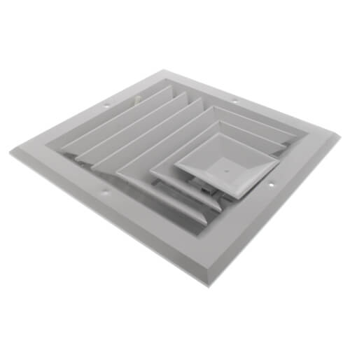 Main product image of 8" x 8" (Wall Opening Size) White Ceiling Diffuser (A503MS Series)