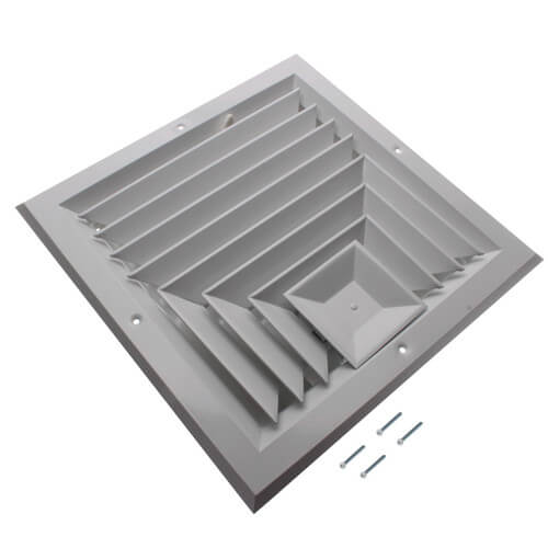 Main product image of 10" x 10" (Wall Opening Size) White Ceiling Diffuser (A503MS Series)