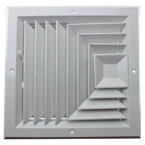 Main product image of 10" x 10" (Wall Opening Size) White Ceiling Diffuser (A503MS Series)