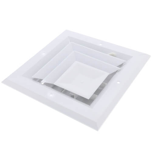 Main product image of 6" x 6" (Wall Opening Size) White Ceiling Diffuser (A505MS Series)