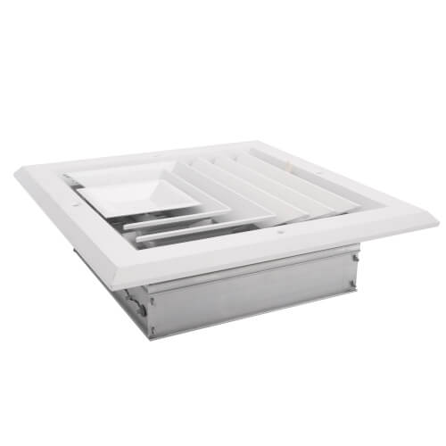 Main product image of 8" x 8" (Wall Opening Size) White Ceiling Diffuser (A503OB Series)