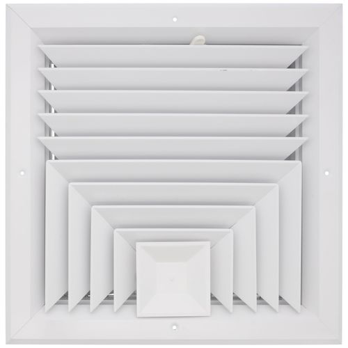 Main product image of 12" x 12" (Wall Opening Size) White Ceiling Diffuser (A503OB Series)