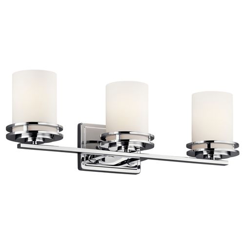 Main product image of Hendrik 24" 3 Light Vanity Light w/ Satin Etched Cased Opal Glass (Chrome)