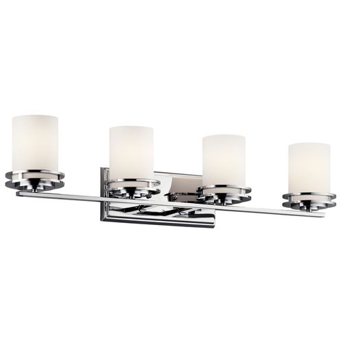 Main product image of Hendrik 33.75" 4 Light Vanity Light w/ Satin Etched Cased Opal (Chrome)