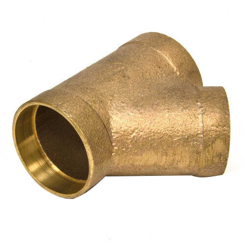 50802 Elkhart 50802 4" x 4" x 2" Cast Copper DWV Wye