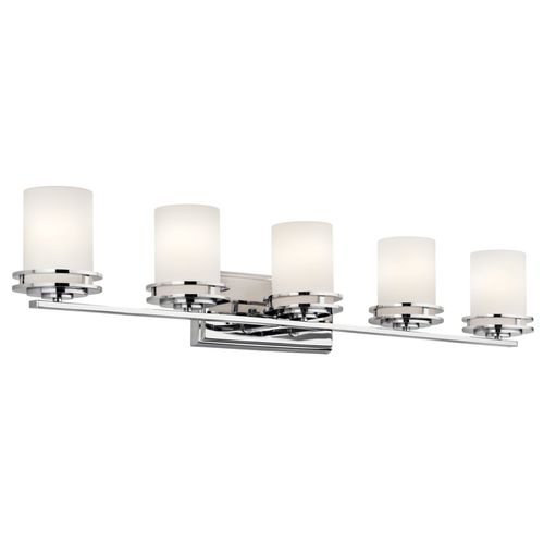 Main product image of Hendrik 43" 5 Light Vanity Light w/ Satin Etched Cased Opal (Chrome)