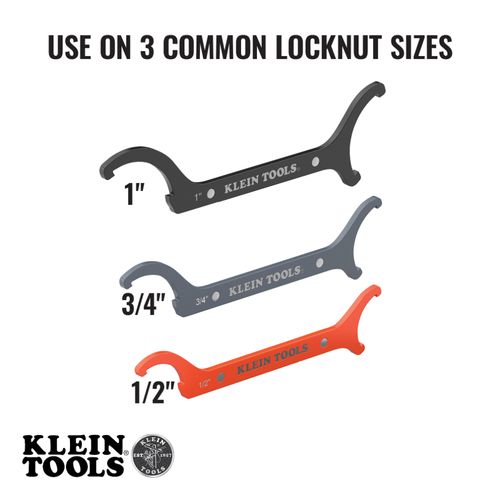 Main product image of Straight Locknut Wrench Set