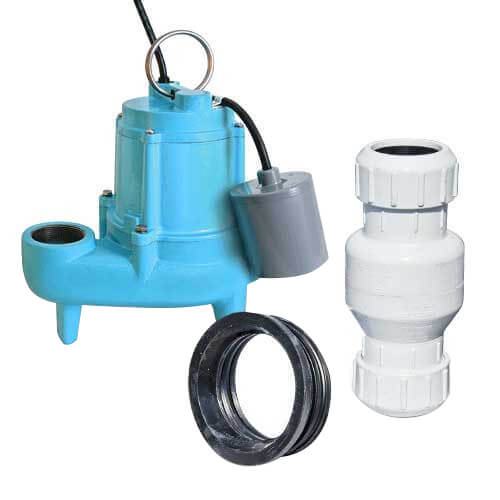 Main product image of Simplex Package w/ Roll Top Polyethylene Basin w/ Snap-In Vinyl Hub/1-Piece Structural Foam Cover w/ Slip-Fit Flanges (Assembled)