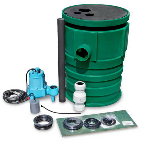 Main product image of 9S-SMPX-LG Pit Plus Sewage Basin/Unassembled 9S 4/10 HP Sewage pump