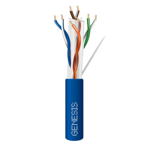 Main product image of 1000 ft. 23/4 Pairs CMR/FT4 (PVC) Networking Cable - Blue, Reel In Box