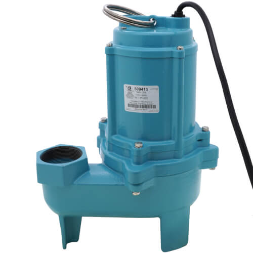 Main product image of 9SC-CIM 4/10 HP - Manual Submersible Effluent Pump, 20 ft Power Cord