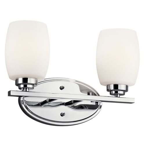Main product image of Eileen 14.25" 2 Light Vanity Light w/ Satin Etched Cased Opal Glass (Chrome)