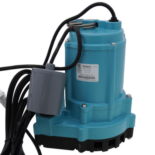 Main product image of 9EC-CIA-RF 4/10 HP, 70 GPM Submersible Sump Effluent Pump, 20 ft power cord