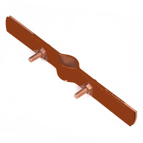 4" Copper Epoxy Coated Riser Clamp