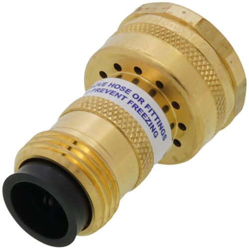 Main product image of Model-50H, 3/4" Female Hose Thread NIDEL Vacuum Breaker w/ Anti-Siphon (Brass)