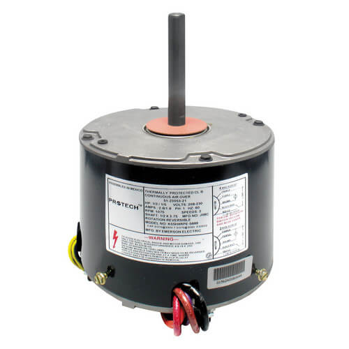 Rheem Ruud 51-23053-11 Condenser Fan Motor 1/3 HP 208-230/1/60 1075 RPM 1 SPD 