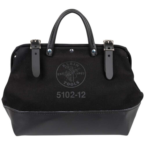 510212BLK Klein Tools 510212BLK 12" Black Canvas Tool Bag