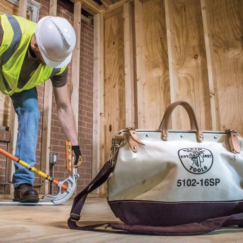Main product image of 16" Canvas Deluxe Tool Bag, 13 Pockets