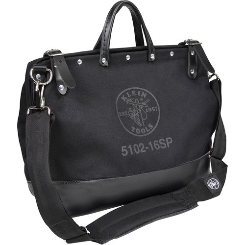 Main product image of 16" Black Canvas Deluxe Tool Bag, 13 Pockets