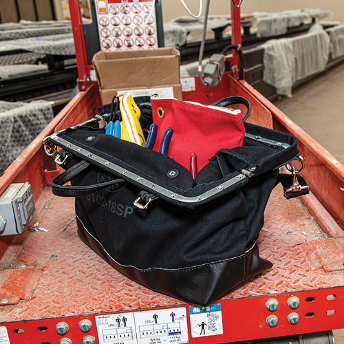 Main product image of 18" Black Canvas Deluxe Tool Bag, 13 Pockets