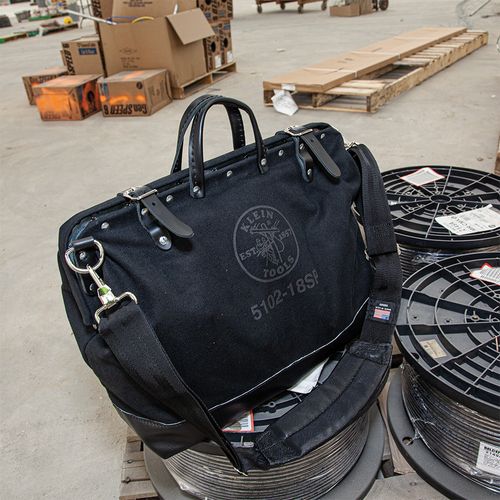 Main product image of 18" Black Canvas Deluxe Tool Bag, 13 Pockets