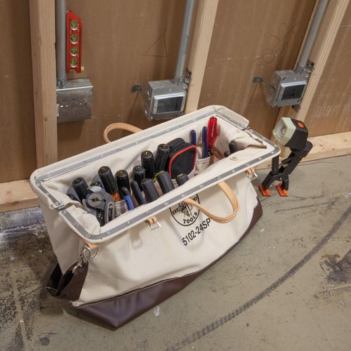 Main product image of 24" Canvas Deluxe Tool Bag, 17 Pockets