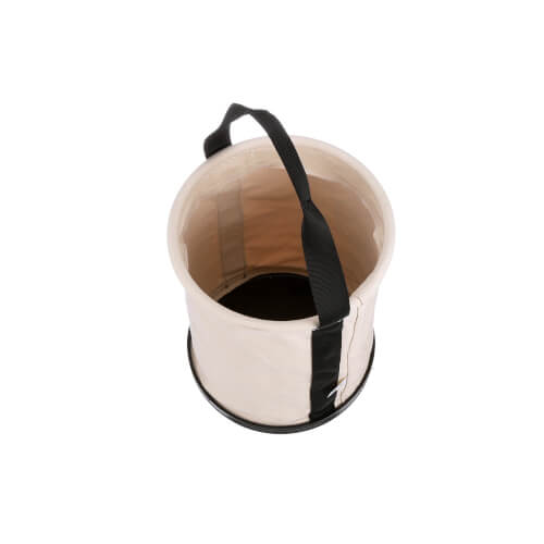 Main product image of 12" Canvas Bucket with Wide-Opening, Straight-Wall, and Molded Bottom