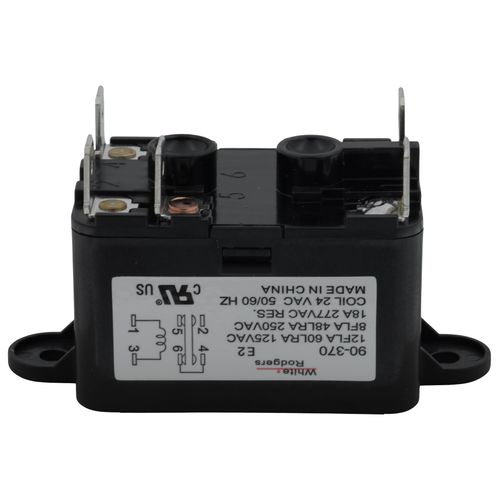 Main product image of 370R Relay, 24VAC Control, 250VAC Line, SPDT 90-370