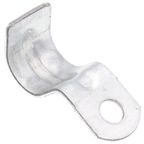 14/2-10/3 One Hole Steel BX Strap- Box of 100 (Zinc Plated)