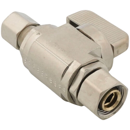 Main product image of 3/8" OD Female Compression x 1/4" OD Compression Straight Retrofit Supply Stop, Lead Free (Chrome)