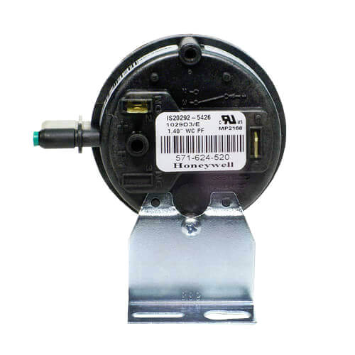 Main product image of Pressure Differential Switch, 1.18" W.C., for CGi Boilers (Sizes 25, 3, 4), 511-624-450