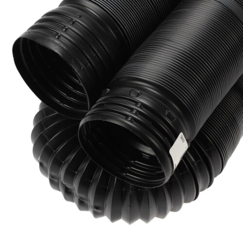 Main product image of 4" x 25' Flexible, Solid Drain Pipe