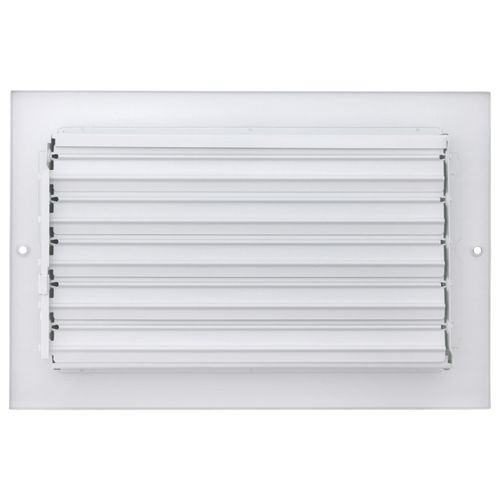 Main product image of 10" x 6-1/2" Fin Steel Register 1-way (White)