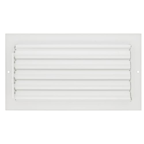 Main product image of 12" x 6-1/2" Fin Steel Register 1-way (White)