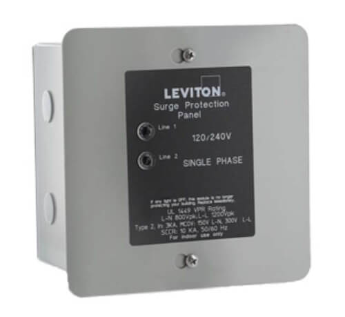 51120 1 Leviton 51120 1 Surge Protective Device 120240v 50 Ka Load Center 1ph 