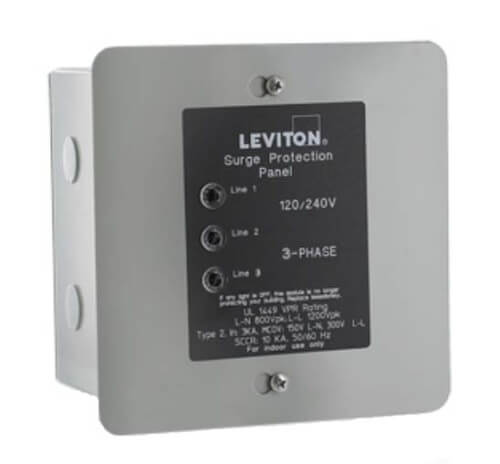 51120-3 - Leviton 51120-3 - Surge Protective Device (120/208V, 50 KA ...