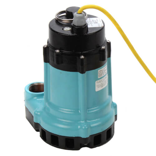Main product image of HT-10E-CIM 1/2 HP, 80 GPM - Manual Submersible Sump Effluent Pump, 15ft power cord