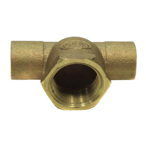 Main product image of 3/4" x 3/4" x 1" CxCxF Tee (Lead Free)