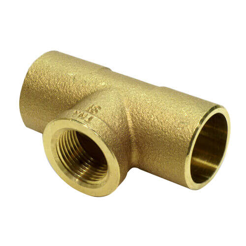 Main product image of 2" x 2" x 1" CxCxF Tee (Lead Free)