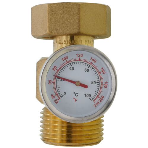 Main product image of Outlet Adapter, Union and Temp Gauge for 5120 Series