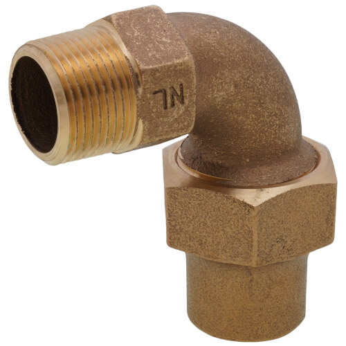 5121160 AY McDonald 5121160 74779M 1" Flare x MNPT Quarter Bend