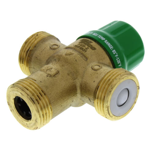 Main product image of 3/4" Sweat Union 5123 Mixing Valve w/ Gauge (Low Lead)