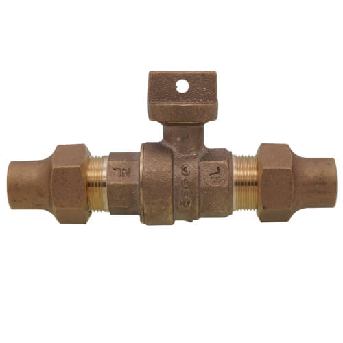 5129161 AY McDonald 5129161 76100 3/4" Flare Straight Ball Valve