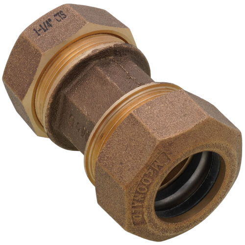 Main product image of 74758T 1-1/4" T CTS Compression Straight Coupling (Lead-Free)