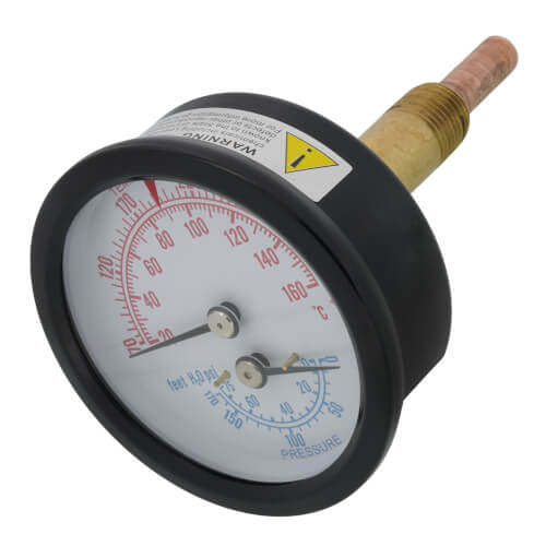 Main product image of Temperature & Pressure Gauge for PF-110 (LP), 51324A
