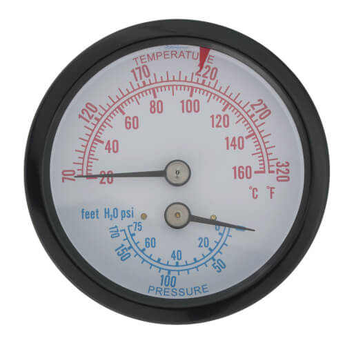 Main product image of Temperature & Pressure Gauge for PF-110 (LP), 51324A