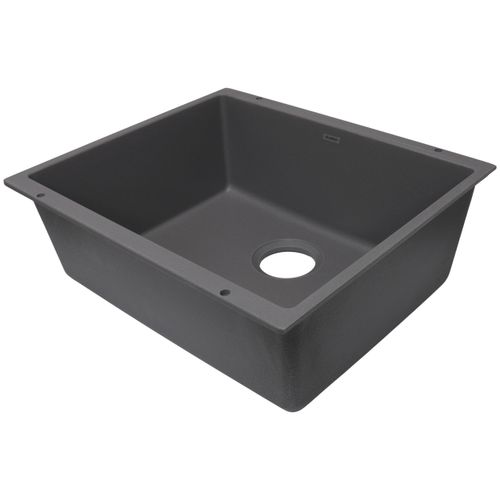 Main product image of Precis SILGRANIT 21" Single Bowl Undermount Kitchen Sink - Metallic Gray, 513429